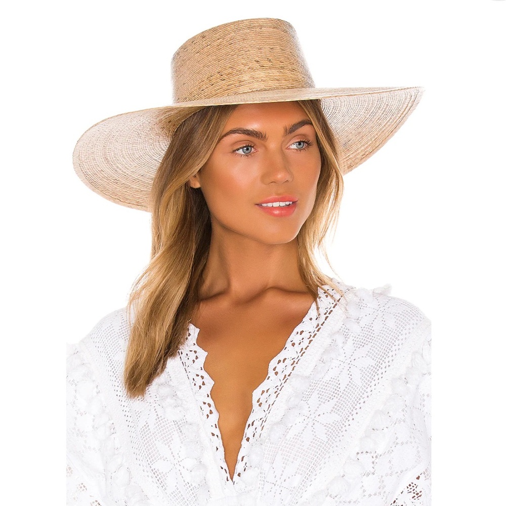 Lack Of Color Natural Straw Boater Hat